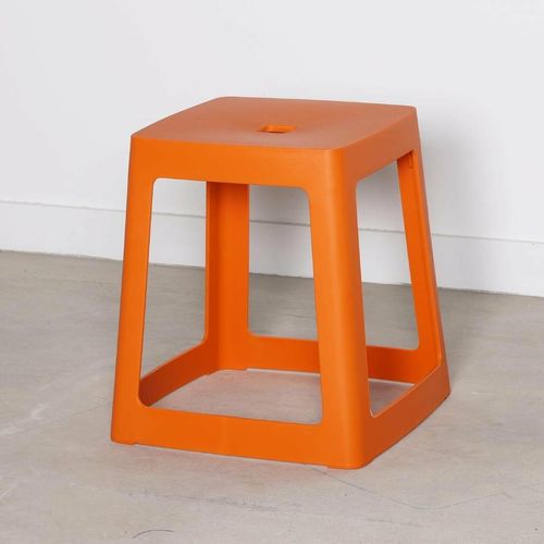 Origin Base Stool Signal Orange 400x400x440mm (Pack of 2) - HX772 - 13