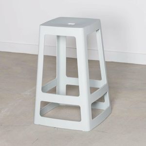 Origin Base Mid Stool Light Grey 430x430x560mm (Pack of 2) - HX783 - 3