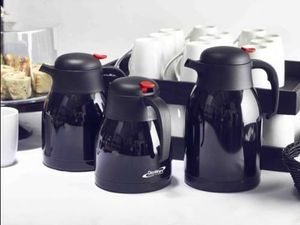 Black St/St Vacuum Push Button Jug 2L - 3