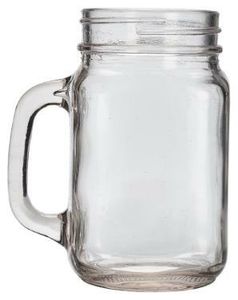 Genware Glass Mason Jar 64.5cl/ 22.7oz (Pack of 6) - 1