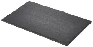 Genware Natural Slate Platter 26.5x16cm GN 1/4 (Pack of 6) - 1