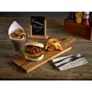 Acacia Wood Table Caddy 23 x 10 x 10cm - 3