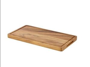 Genware Acacia Wood Serving Board GN 1/3 - 1