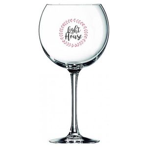 Custom Branded Cabernet Ballon Stem Glass (700ml/24.5oz) - 1