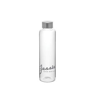Custom Branded Glass Medium Lidded Water Bottle (500ml) - 1