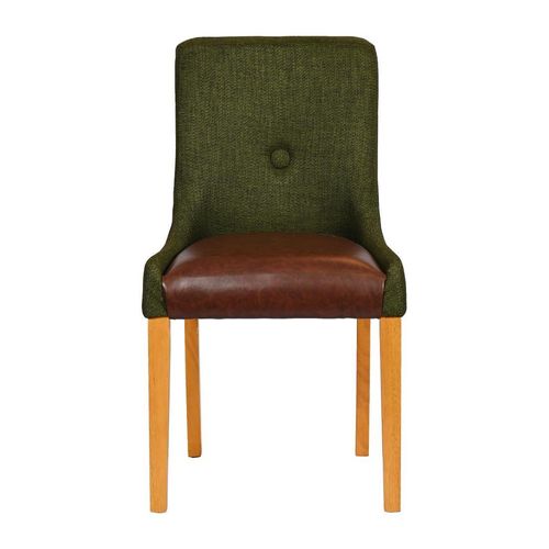 Bath Soft Oak Dining Chair with Forest Back & Espresso Seat (6 Pack) - JA292 - 3