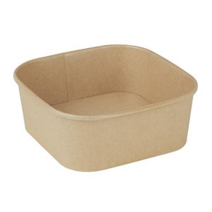 Fiesta Recyclable Square Container Bases 1200ml (300 Pack) - HW017 - 1