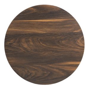 Bolero Complete Table Round Dark Wood Effect 600mm - HW853 - 3