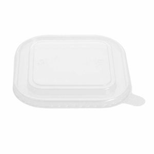 Fiesta Recyclable PET lid for Square Container Bases (300 Pack) - HW019 - 3