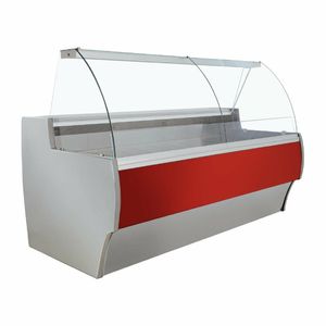 Zoin Barkly Serve Over Counter White with Red Trim 1500mm - HZ876-150 - 1