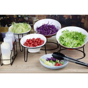 Olympia Non-Slip Riser Round Multi Black Wire 230x260x150mm - HY986 - 3