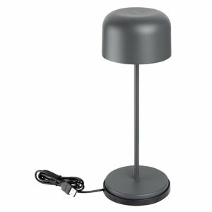 Olympia Siena Table Lamp Round Dome Grey 300mm - HZ211 - 3