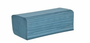 1 Ply V/Fold Hand Towel Blue (3600 per case) - 1