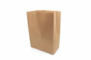 Extra Large Kraft Grab Bag (Case of 125) - 1