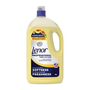 Lenor Professional Summer Breeze Fabric Softener 200 Washes - 4Ltr (Pack 3) - JD471 - 1