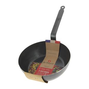 De Buyer Blue Carbon Steel Deep Round Pan 24cm - JB994 - 3