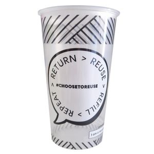 Event Cup by eGreen Plain Design Pint to Brim (120 Pack) - JE966 - 1