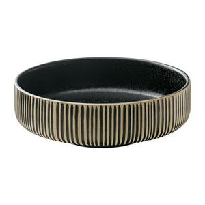 Playground Nara Black & White Bowls 210mm (6 Pack) - JE551 - 1