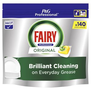 Fairy Professional All in One Dishwasher Capsules Lemon 140 Caps (2 Pack) - JD473 - 1