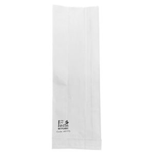 Fiesta Recyclable Foil Lined Paper Bags - 300x100x60mm (Pack 500) - HY773 - 1