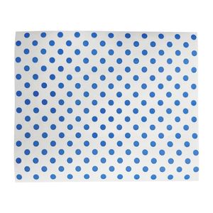 Fiesta Compostable Burger Wraps Blue Dot 250x200mm (200 Pack) - HY791 - 3