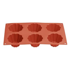 Vogue Silicone Brioche Mould 6 Cup - JA310 - 1