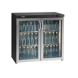 Gamko Maxiglass LG3/250GCS low height bottle cooler - 1