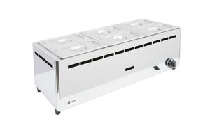 Parry LPG Gas Wet Bain Marie - BMF6C/G - 2