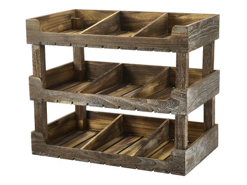 Rustic Wooden Display Crate Stand - TR5321 - 3