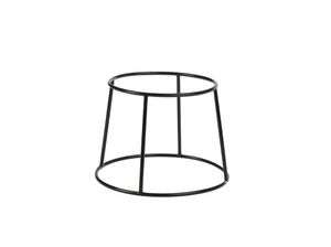 Genware Black Anti-Slip Round Buffet Riser 18cm - RSR-RBK18 - 1