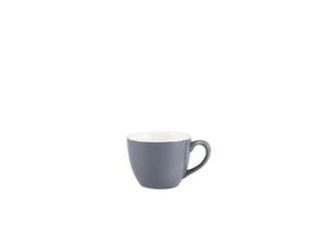 Genware Porcelain Grey Bowl Shaped Cup 9cl/ 3oz (Pack of 6) - 312109G - 3