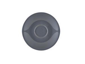 Genware Porcelain Grey Saucer 13.5cm/ 5.25 (Pack of 6) - 182113G - 1
