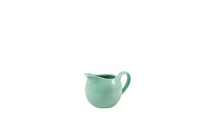 Genware Porcelain Green Jug 14cl/ 5oz (Pack of 6) - 373114GR - 1