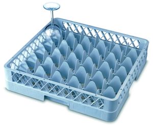 Genware 36 Comp Glass Rack With 3 Extenders - GR36-3 - 1