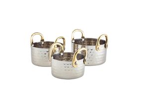Mini Hammered St/St Casserole Dish 7.5 x 4cm (Pack of 12) - MHCD7 - 3