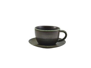Terra Porcelain Black Saucer 14.5cm (Pack of 6) - SCR-PBK14 - 3