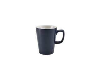 GenWare Porcelain Matt Blue Latte Mug 34cl/ 12oz (Pack of 6) - 322135MBL - 1