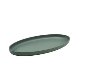 GenWare Melamine Green Jute Oval Dish 47.5 x 23.8 x 3.5cm - JT472567 - 1