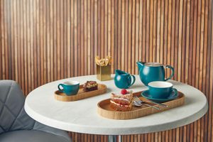 GenWare Porcelain Matt Teal Teapot with St/ St Lid & Infuser 50cl/ 17.6oz (Pack of 6) - 395950MT - 3