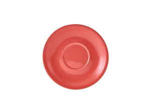 GenWare Porcelain Coral Saucer 16cm/ 6.25 (Pack of 6) - 182115CRL - 1