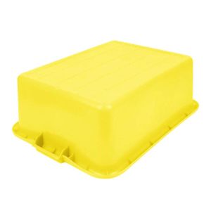 Vollrath Traex® Colour-Mate Yellow Perforated Drain Box 7-inch - 3