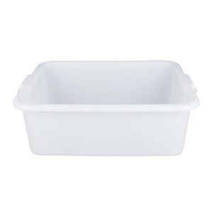 Vollrath Traex® Colour-Mate White Food Storage Box 7-inch - 3