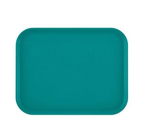Cambro Teal Fast Food Tray 410x300mm - 1