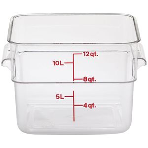Cambro 11.4L Camwear CamSquare - 1