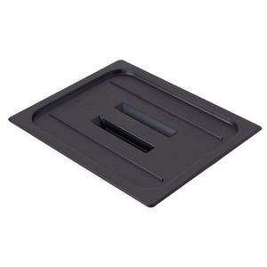Cambro Black 1/2 GN Cover w/ Handle - 1