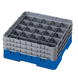 Cambro H196mm Blue 20 Compartment Camrack - 1