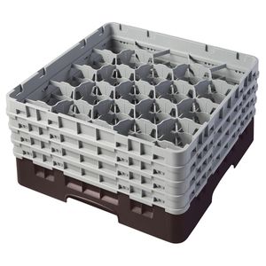 Cambro H215mm Brown 20 Compartment Camrack - 1