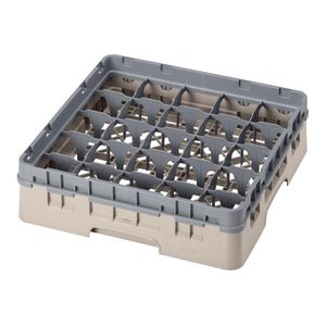 Cambro H114mm Beige 25 Compartment Camrack - 1
