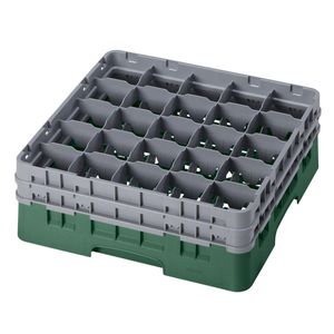 Cambro H133mm Green 25 Compartment Camrack - 1