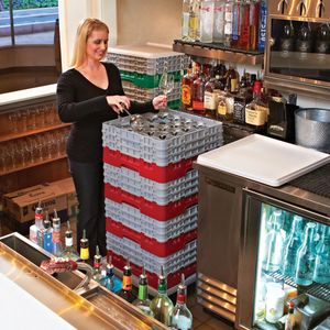 Cambro H174mm Red 25 Compartment Camrack - 3